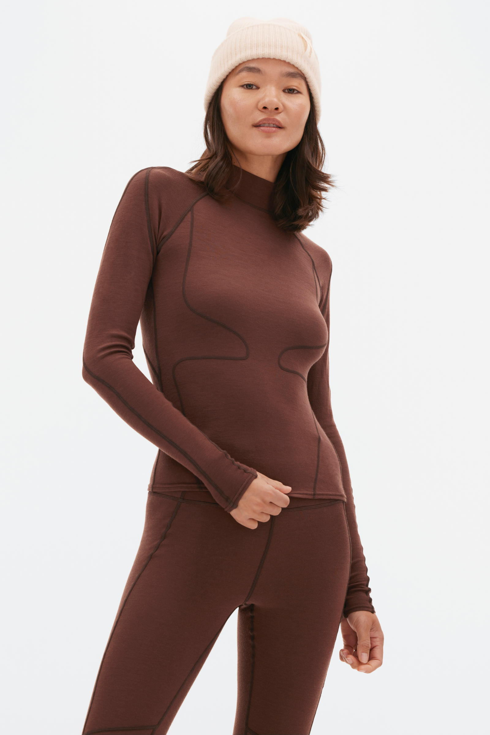 Fay Midweight Merino Top