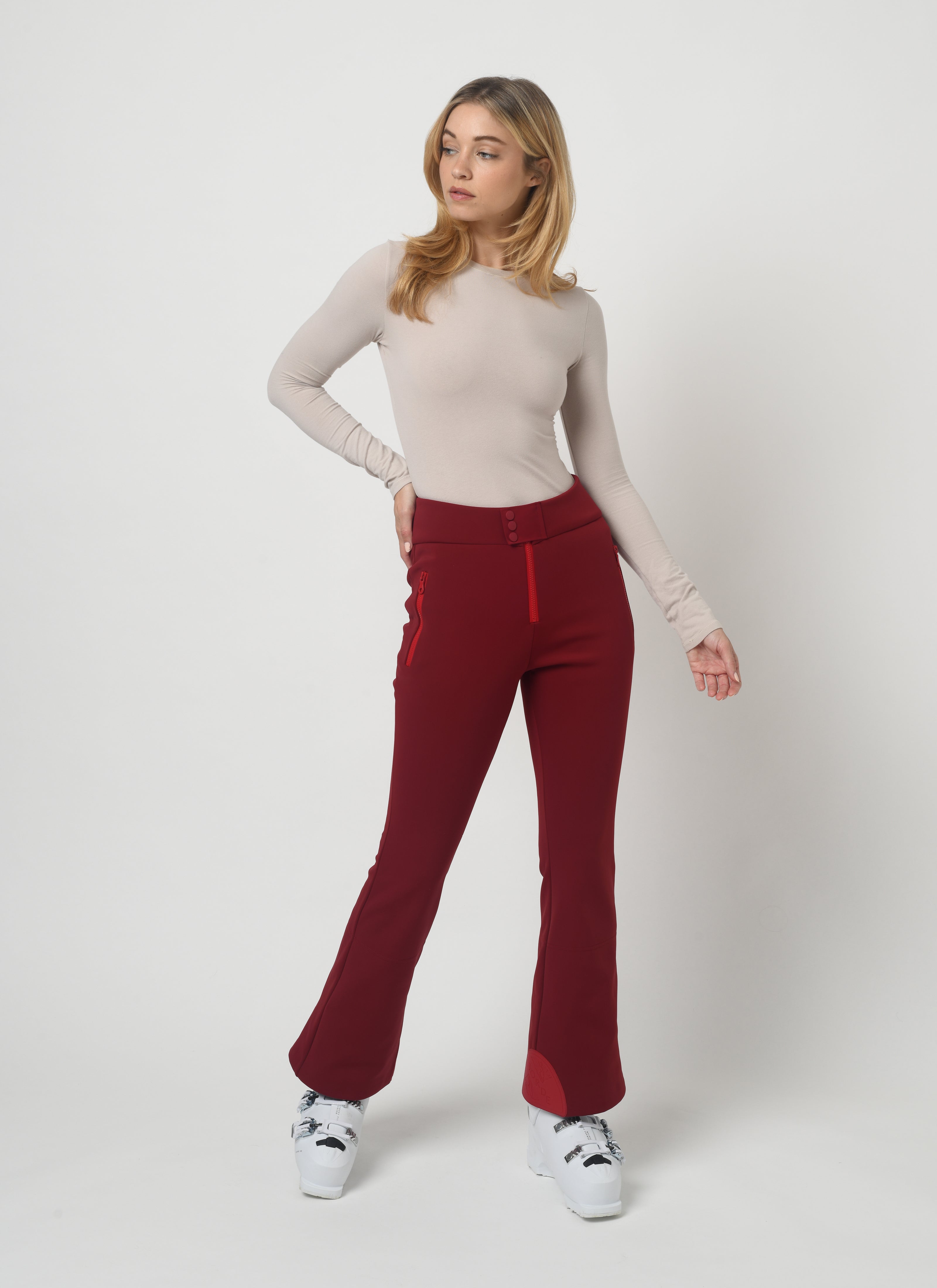 Lennon Ski Pant in Ruby