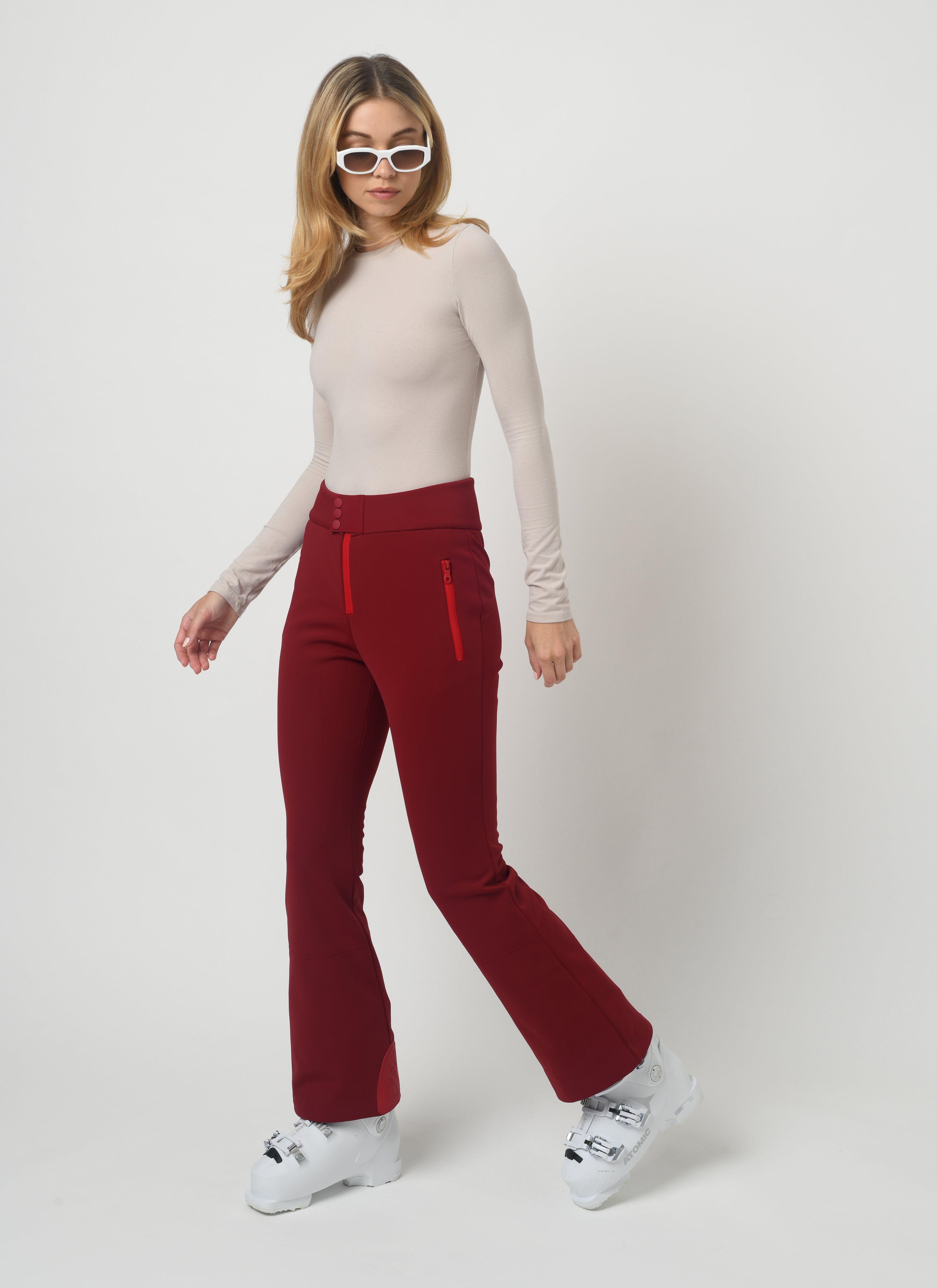 Lennon Ski Pant in Ruby