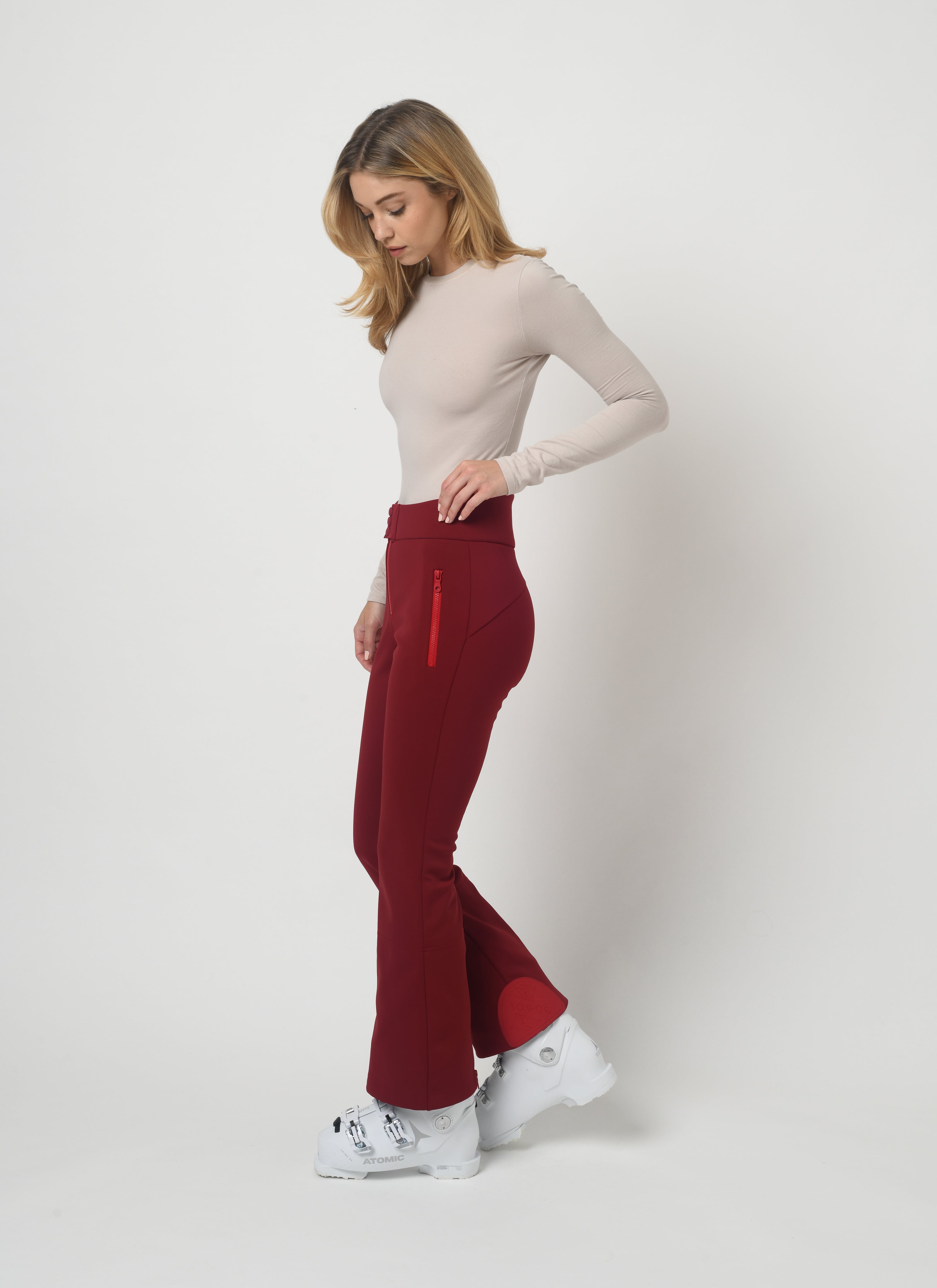 Lennon Ski Pant in Ruby