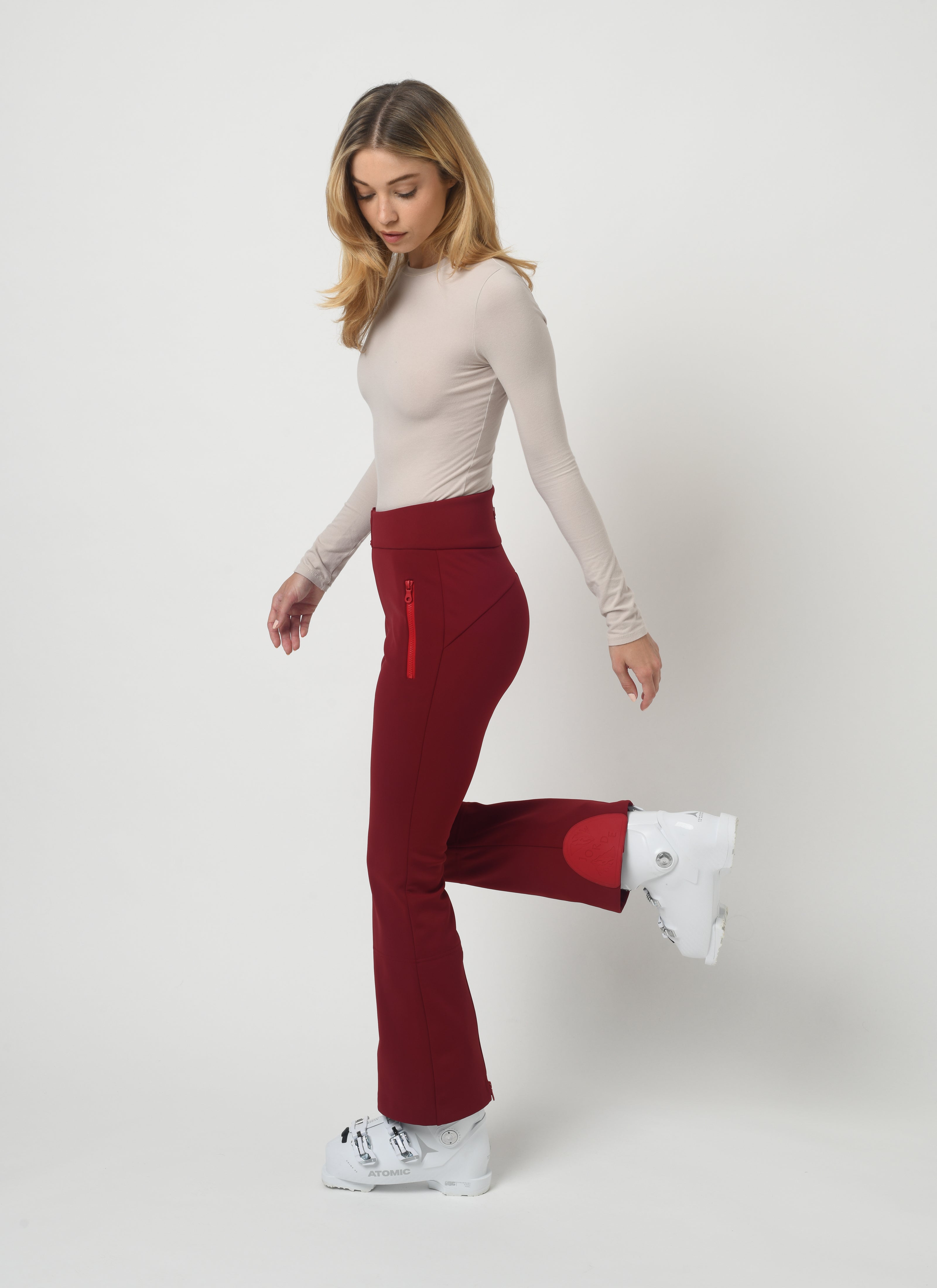 Lennon Ski Pant in Ruby