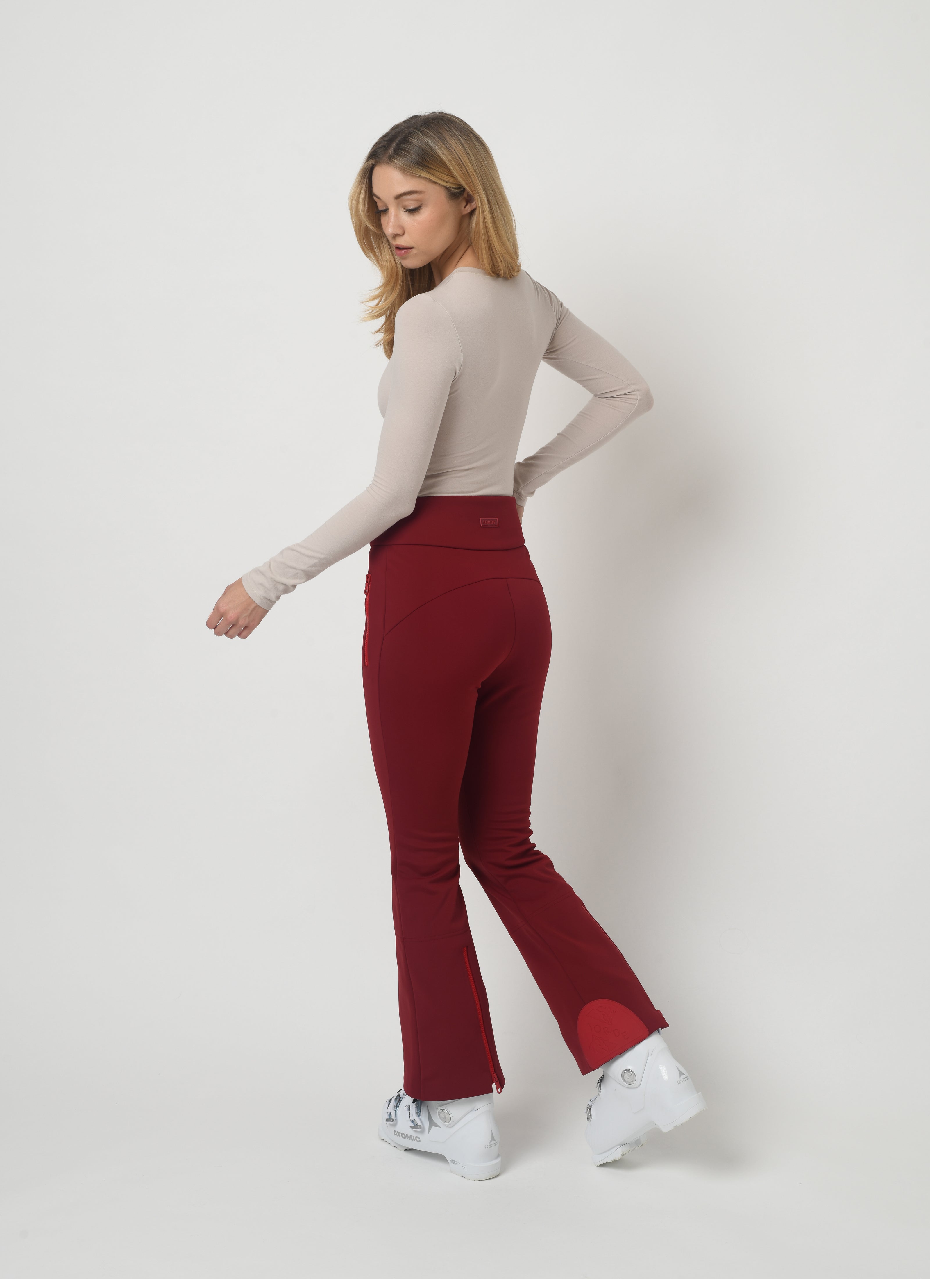 Lennon Ski Pant in Ruby