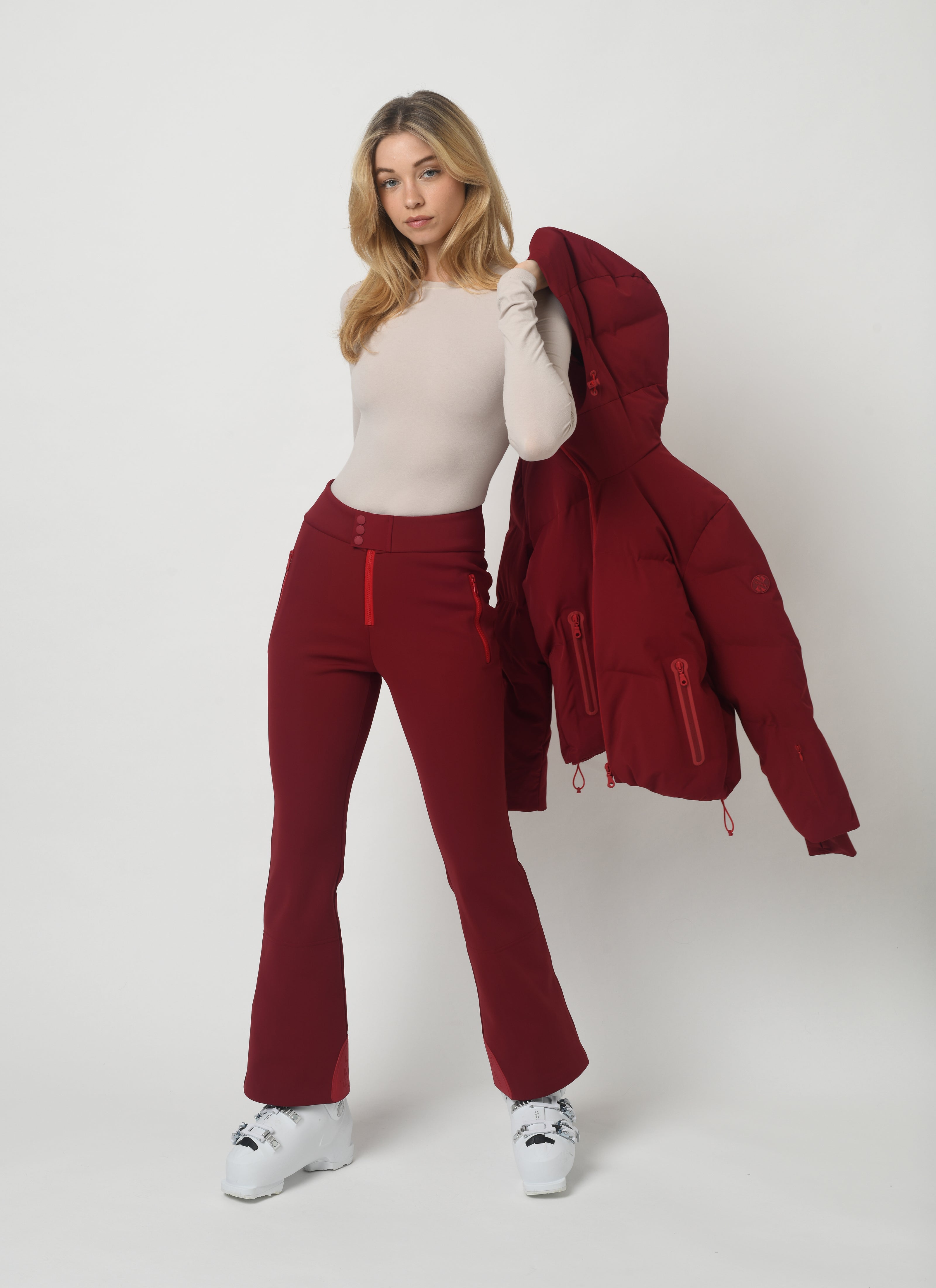 Lennon Ski Pant in Ruby