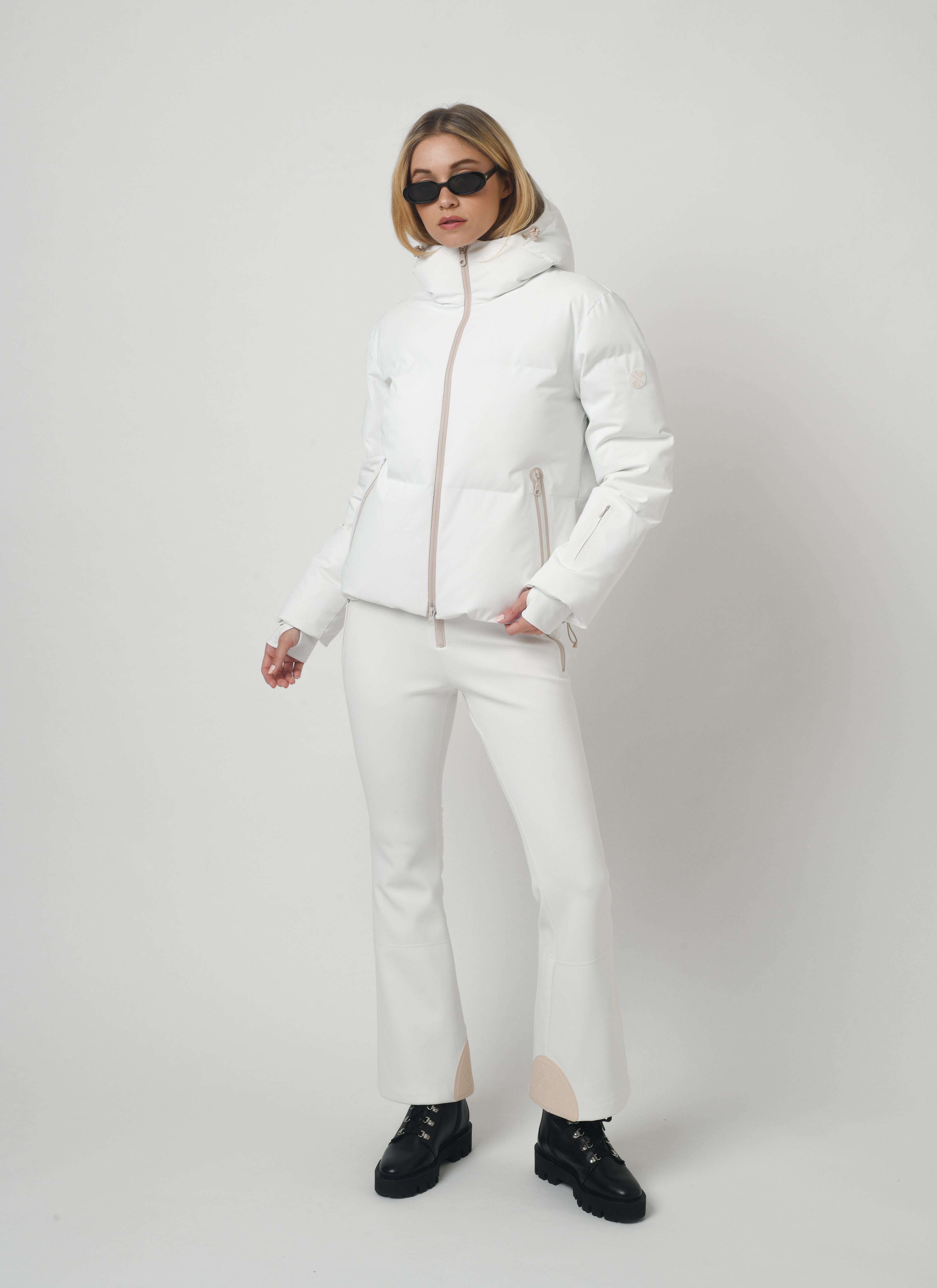 Poppy Ski Jacket in Ivory