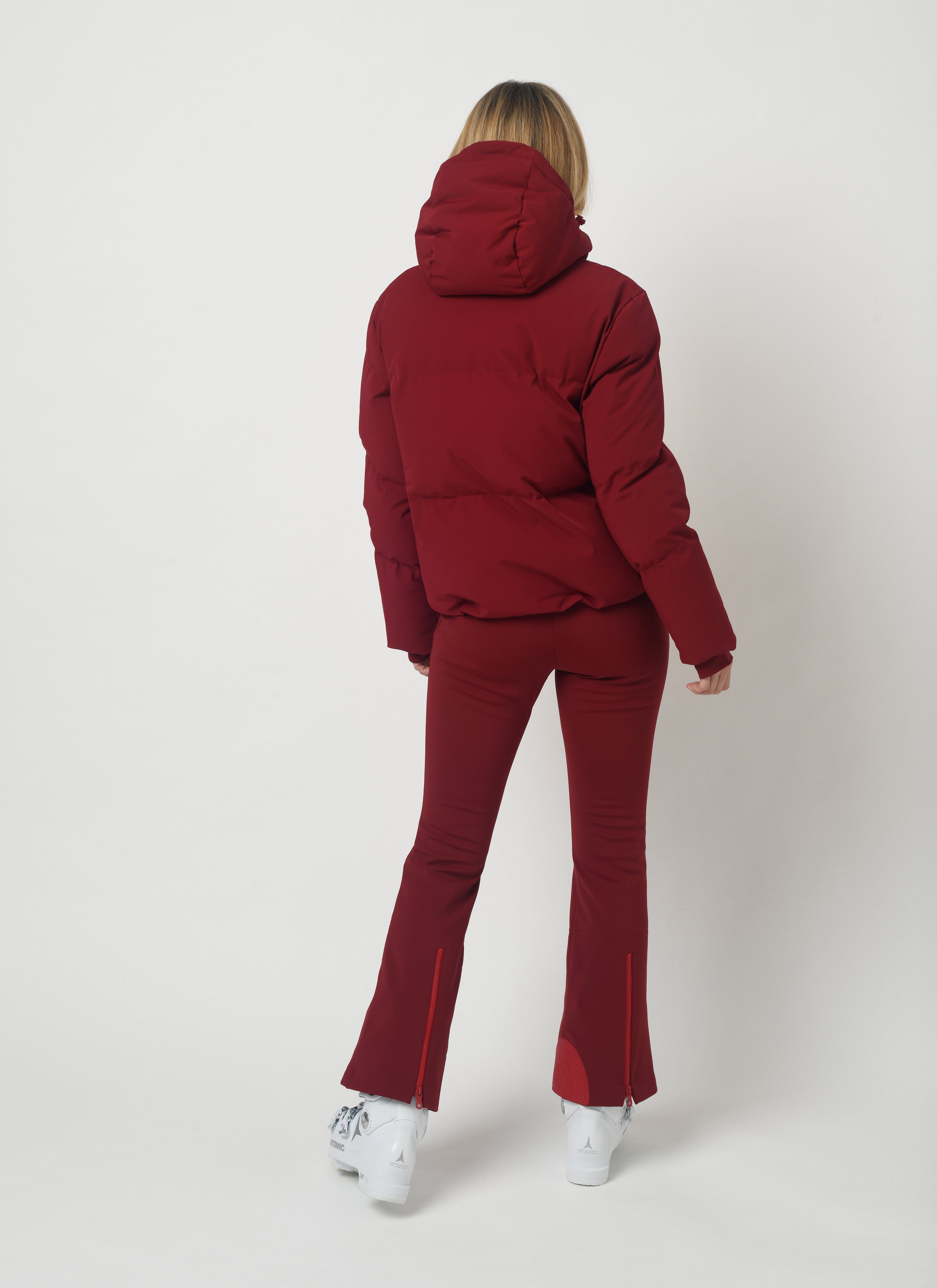 Poppy Ski Jacket in Ruby