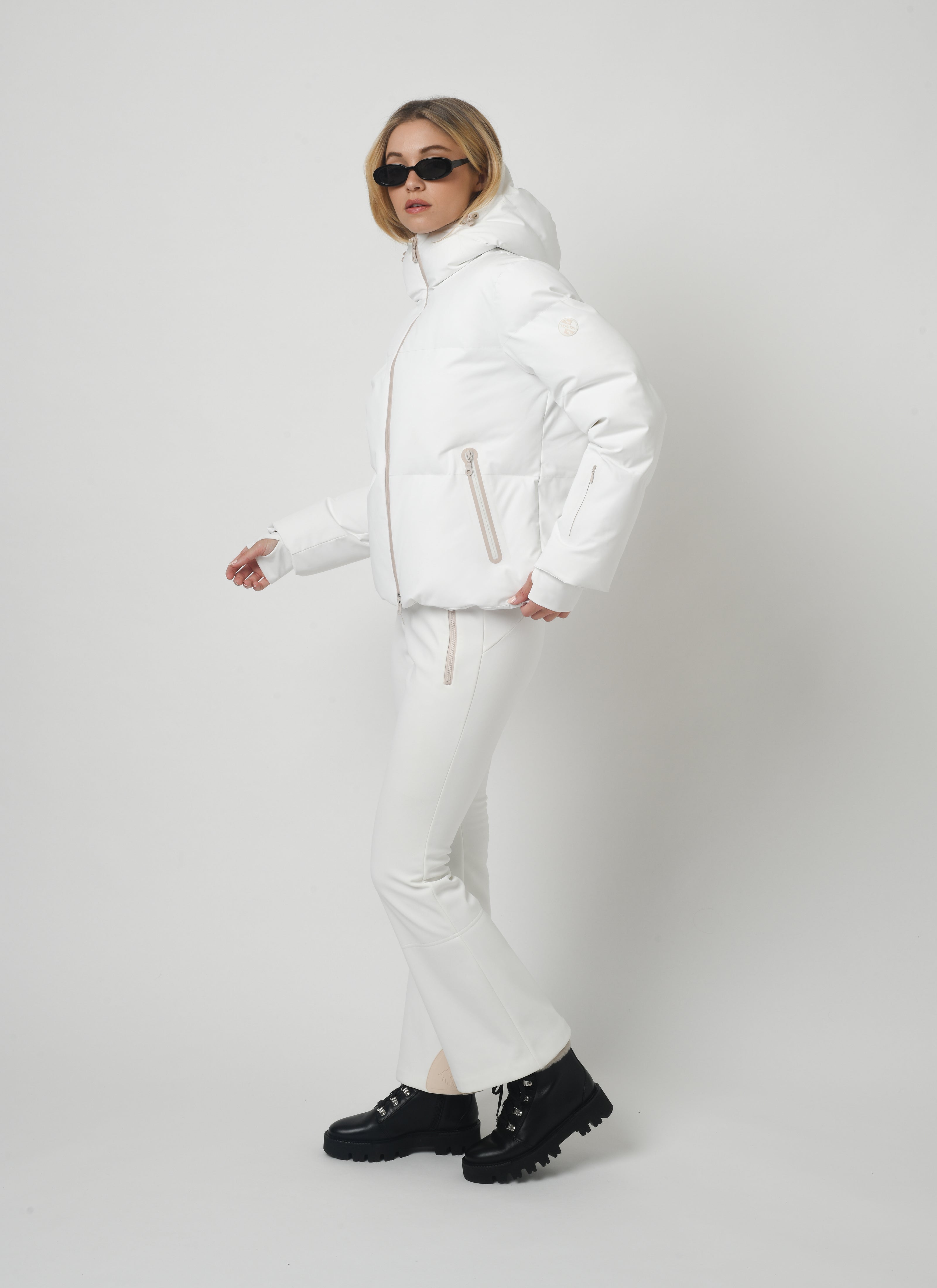 Poppy Ski Jacket in Ivory