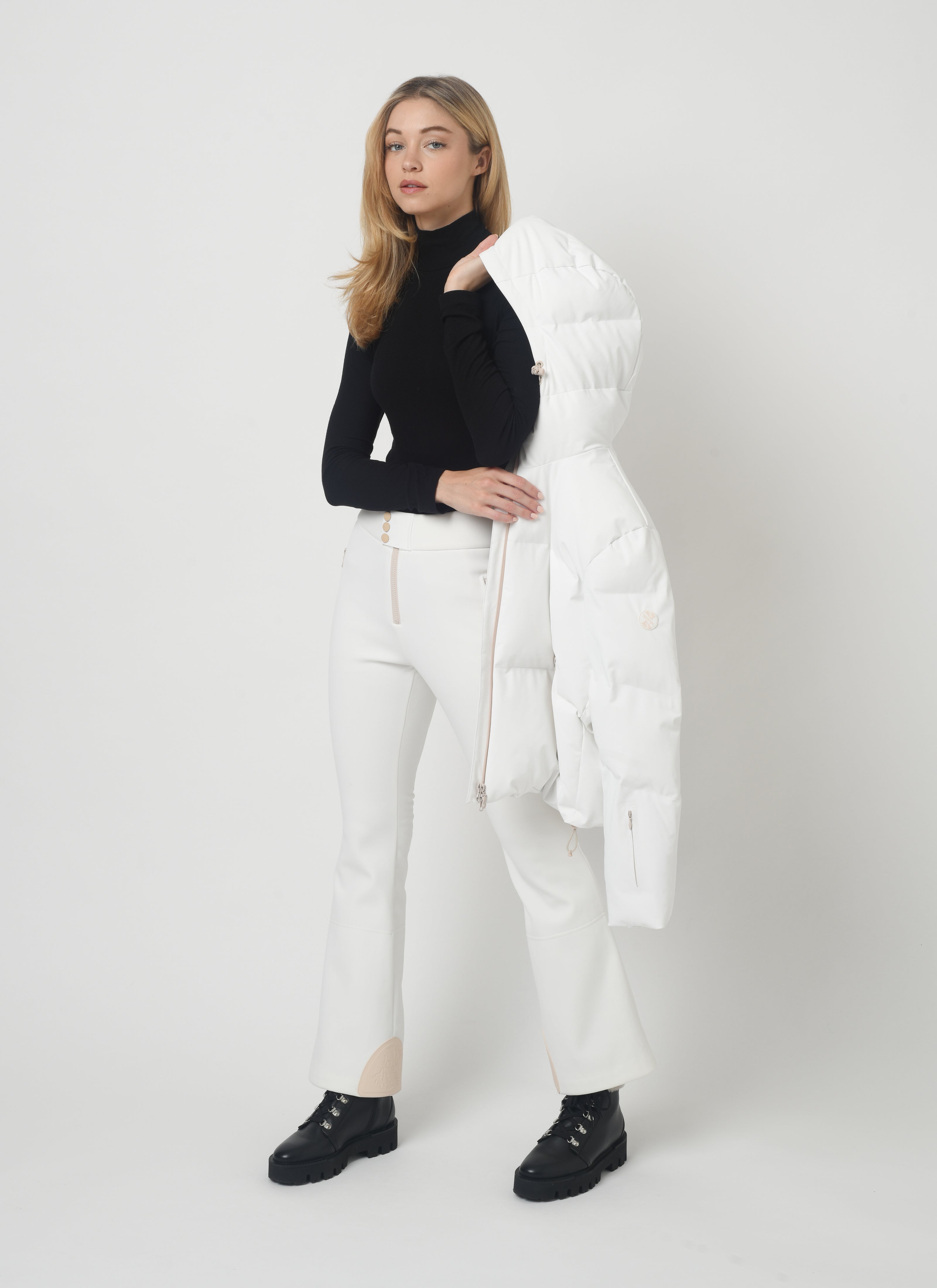 Poppy Ski Jacket in Ivory