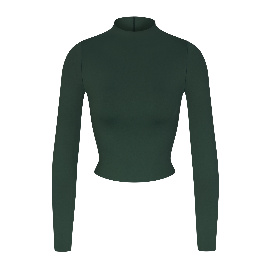 Rays Long Sleeve Mockneck Top